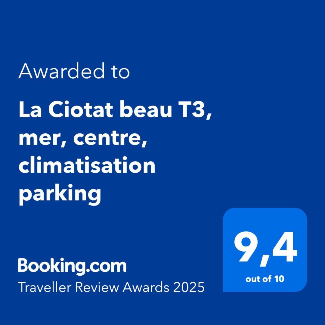 La Ciotat Beau T3, Mer, Centre, Climatisation, Parking Prive Gratuit ภายนอก รูปภาพ